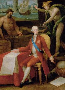 Porträt von Jose Monino, Graf von Floridablanca von Gregorio Ferro