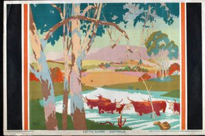 Rinderzucht - Australien von Gregory Brown