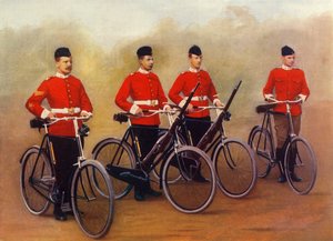 Radfahrer - Lancashire Fusiliers, 1900. von Gregory and Co