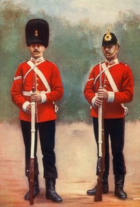 Northumberland Fusiliers Korporal und Durham Light Infantry Lance-Korporal, 1901 von Gregory and Co