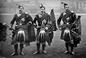 Pfeifer der 1. Scots Guards, 1896
