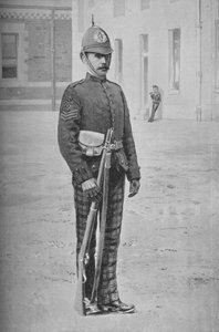 Sergeant, The Cameronians Scottish Rifles, um 1880