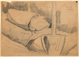 Grabporträt von Kardinal James Gibbons von Griffith Baily Coale