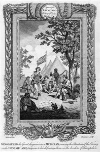 König Alfred der Große, verkleidet als Musiker von Grignion
