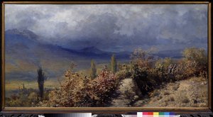 Herbstansicht der Krim von Grigori Grigoryevich Myasoedov