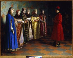 Zar Alexei Michailowitsch (Alexei I. von Russland, genannt der sehr friedliche Zar) von Grigori Semenovich Sedov