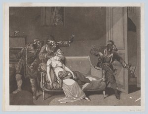 Erste Szene der Diebe, ca. 1805 von Gror