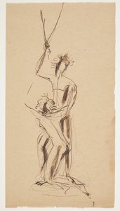 Entwurf für eine Statuettengruppe von Gudrun Traustedt