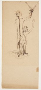 Entwurf für eine Statuettengruppe von Gudrun Traustedt