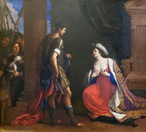 Kleopatra vor Octavianus von Guercino (1591 1666)