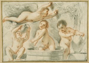 Allegorie des Weinbaus von Guercino