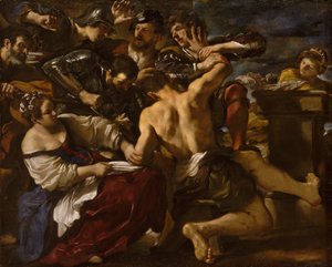 Simson wird von den Philistern gefangen genommen, 1619