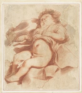 Studie eines schlafenden Kindes von Guercino