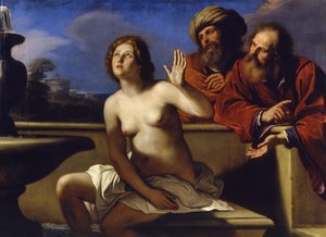 Susanna und die Ältesten, 1649-1650 von Guercino