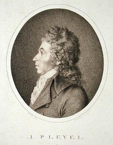 Ignaz Joseph Pleyel (1757-1831) graviert von F.W. Nettling
