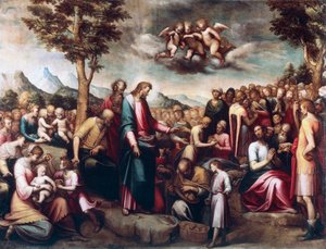 Die Brotvermehrung von Guglielmo Caccia