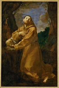 Heiliger Franziskus von Assisi in Meditation
