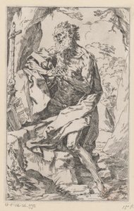 Der heilige Hieronymus in der Wildnis