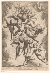 Engel in Herrlichkeit von Guido Reni