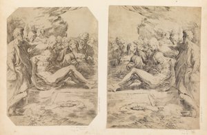 Grablegung, ca. 1595-1600 von Guido Reni