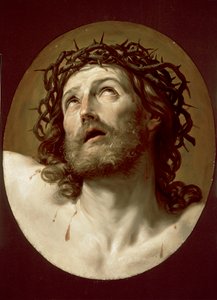 Christuskopf mit Dornenkrone, frühe 1630er von Guido Reni