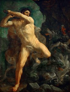 Herkules tötet die Hydra von Lerna, 1620-1621
