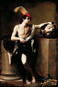 David mit dem Kopf von Goliath von Guido Reni