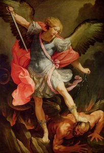 Der Erzengel Michael besiegt Satan