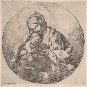 Jungfrau und Kind von Guido Reni