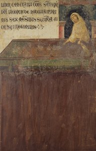 Don Bartolomeo, ein Zisterziensermönch aus San-Galgano von Guido di Graziano