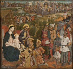 Die Anbetung der Könige von Guidoccio di Giovanno Cozzarelli