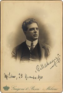 Porträt des Komponisten Pietro Mascagni 1863-1945, 1910 von Guigoni and Bossi.