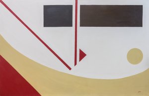 Suprematistische Komposition von Urbino, 2017 von Guilherme Pontes