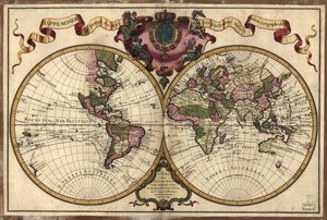 Mappemonde für den Gebrauch des Königs von Guillaume Delisle