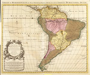 Panama, Argentinien, Bolivien, Brasilien, Chile, Kolumbien, Ecuador, Französisch-Guayana, Guyana, Paraguay, Peru, Suriname, Uruguay, Venezuela von Guillaume Delisle