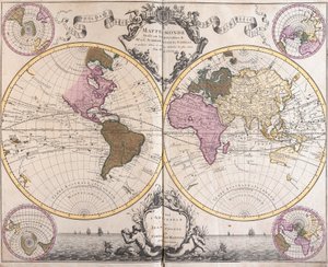 Planisphäre Welt