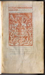 Gedrucktes Stundenbuch (Gebrauch von Rom) von Guillaume Le Rouge
