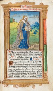 Gedrucktes Stundenbuch (Gebrauch von Rom): fol. 109r, Maria Magdalena von Guillaume Le Rouge