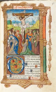Stundenbuch (Gebrauch von Rom): fol. 55r, Die Kreuzigung von Guillaume Le Rouge
