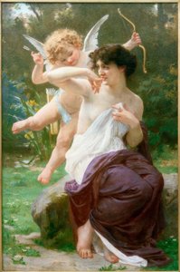 Venus mit Amorette von Guillaume Seignac