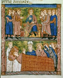 Rat der Kreuzhäuptlinge und Tod von Baudoin, Graf von Hainaut
