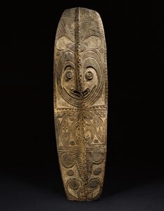Ovaler Ost-Sepik-Schild, Wogamusin oder April River von Guinean New