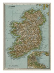 Karte von Irland