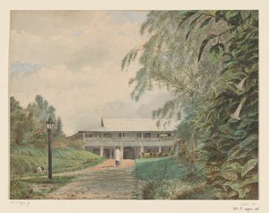 Kurort in Sindanglaja von Gustaaf Frederik Tydeman