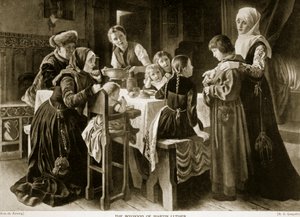 Die Jugend von Martin Luther, Illustration aus 
