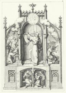 Vier Szenen aus dem Leben von Martin Luther (Stich) von Gustav Ferdinand Leopold Konig