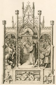 Luther im Gebet von Gustav Ferdinand Leopold Konig