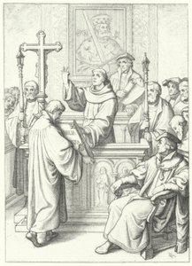 Martin Luther wird von Andreas Karlstadt an der Universität Wittenberg promoviert, 1512
