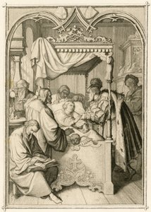 Martin Luther ist sehr krank, der Kurfürst Johann Friedrich (Johann Friedrich I. von Sachsen) von Gustav Ferdinand Leopold Konig