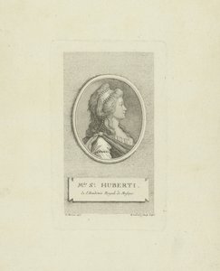 Porträt der Opernsängerin Antoinette Saint-Huberty 1756-1812, ca. 1790 von Gustav Georg Endner